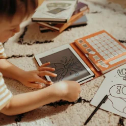 Sale Tablette à dessin KIDYDRAW-MINI Dinosaures rouge Dessin Et Peinture