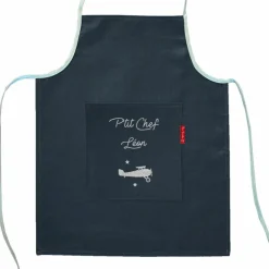 Sale Tablier enfant Bleu pétrole (personnalisable) Enfant Tablier Enfant