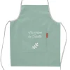 Clearance Tablier enfant en lin Vert amande (personnalisable) Enfant Tablier Enfant