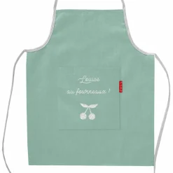Clearance Tablier enfant en lin Vert amande (personnalisable) Enfant Tablier Enfant