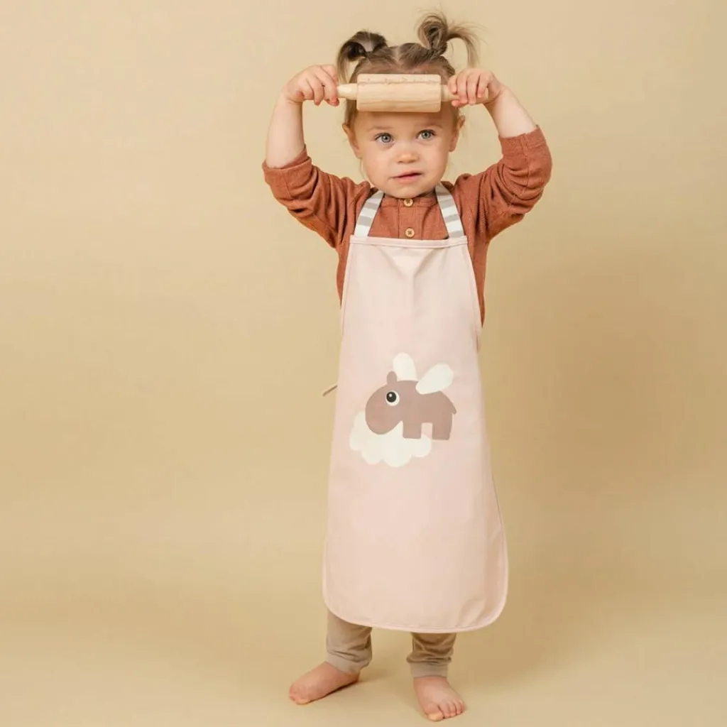 Best Tablier enfant imperméable Happy clouds rose Enfant Tablier Enfant