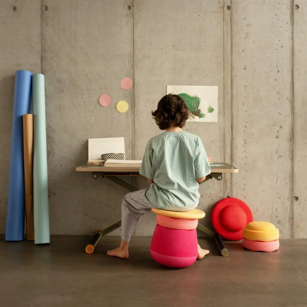 Discount Tabouret enfant modulaire Base pink Parcours De Motricité