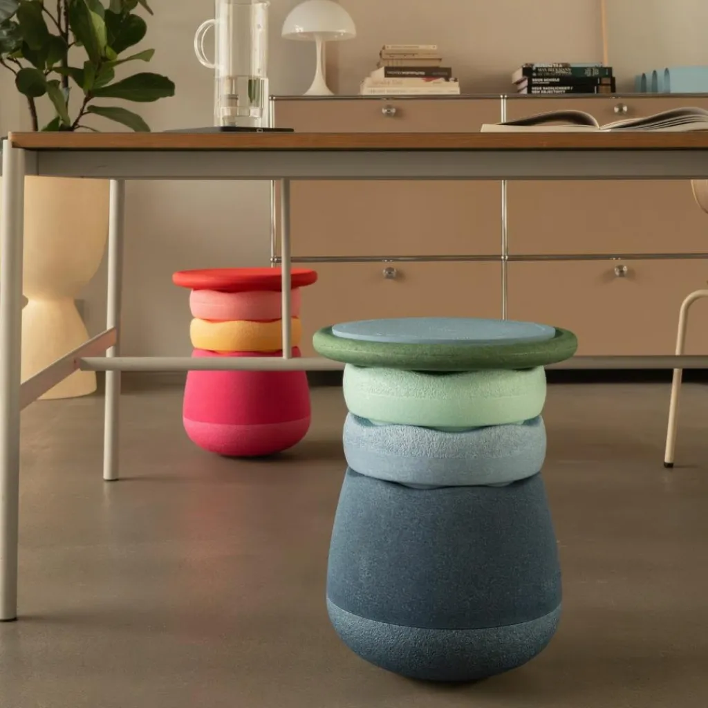 Hot Tabouret enfant modulaire Base dark blue Parcours De Motricité