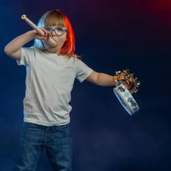 New Tambourin bleu Instrument De Musique