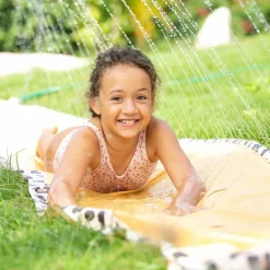 Online Tapis de glisse eau arroseur Léopard beige Enfant Piscine Enfant