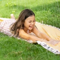 Online Tapis de glisse eau arroseur Léopard beige Enfant Piscine Enfant