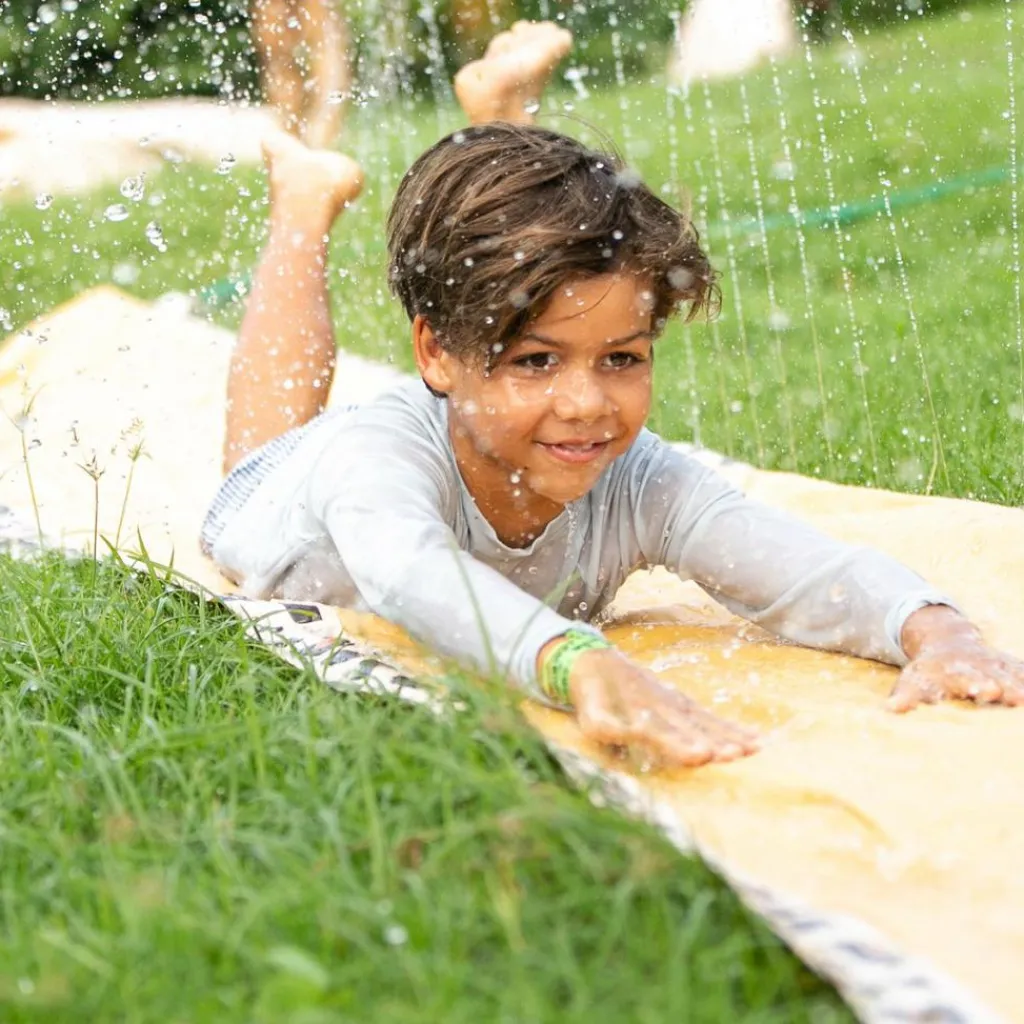 Online Tapis de glisse eau arroseur Léopard beige Enfant Piscine Enfant