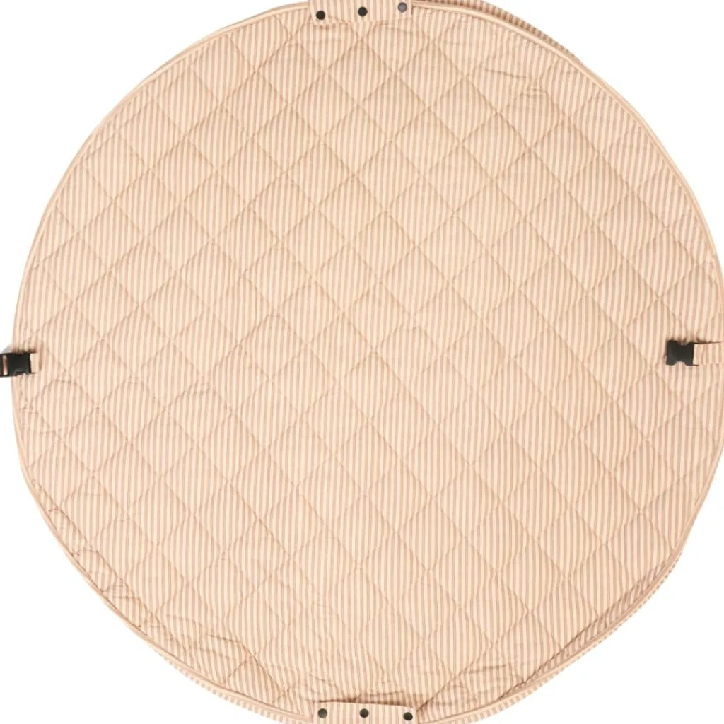 Outlet Tapis de jeu 2 en 1 Noomad Organic Soft Stripes Brown Tapis De Jeu