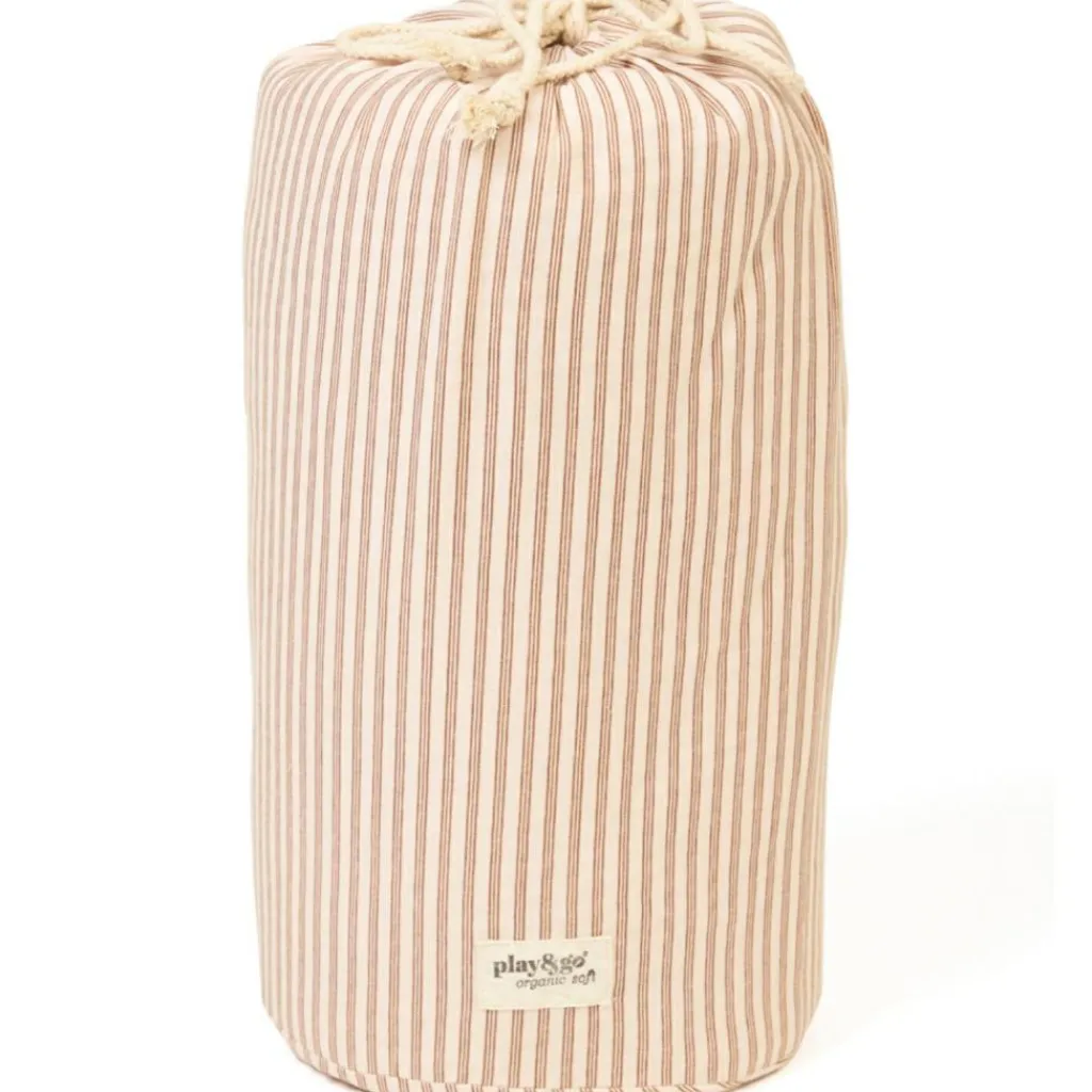 Outlet Tapis de jeu 2 en 1 Noomad Organic Soft Stripes Brown Tapis De Jeu