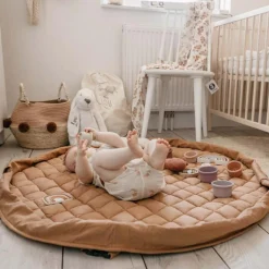 Best Tapis de jeu 2 en 1 Noomad Organic Soft Tawny Brown Tapis De Jeu