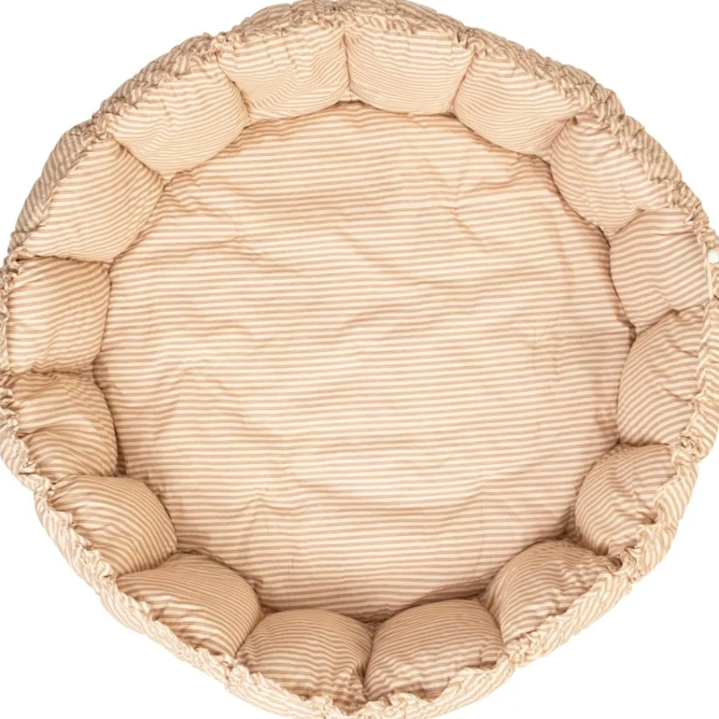 Best Tapis de jeu 3 en 1 Organic Coco Stripes Brown Tapis De Jeu