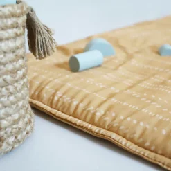 Discount Tapis de jeu carré Nepo Caramel (100 x 100 cm) Tapis De Jeu