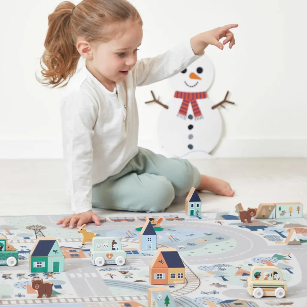 New Tapis de jeu Cross Roads La Vallée Blanche (120 x 78 cm) Tapis De Jeu