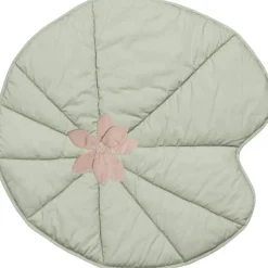 Tapis de jeu en coton bio Nénuphar Olive (95 cm) Tapis De Jeu