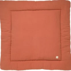 New Tapis de jeu en gaze de coton Terracotta (100 x 100 cm) Tapis De Jeu