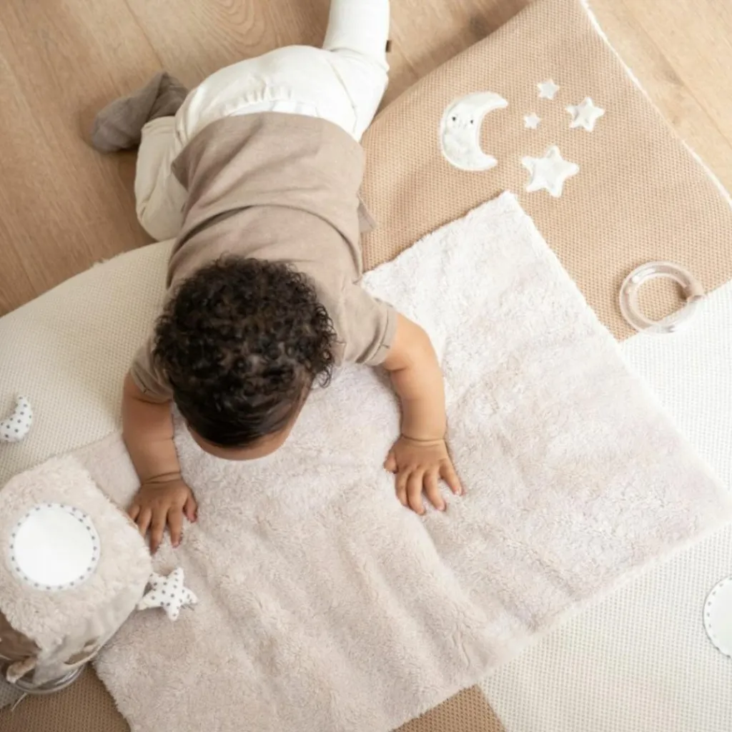 Tapis de jeu Heaven Clay-Warm Linen (75 x 95 cm) Tapis D'Éveil