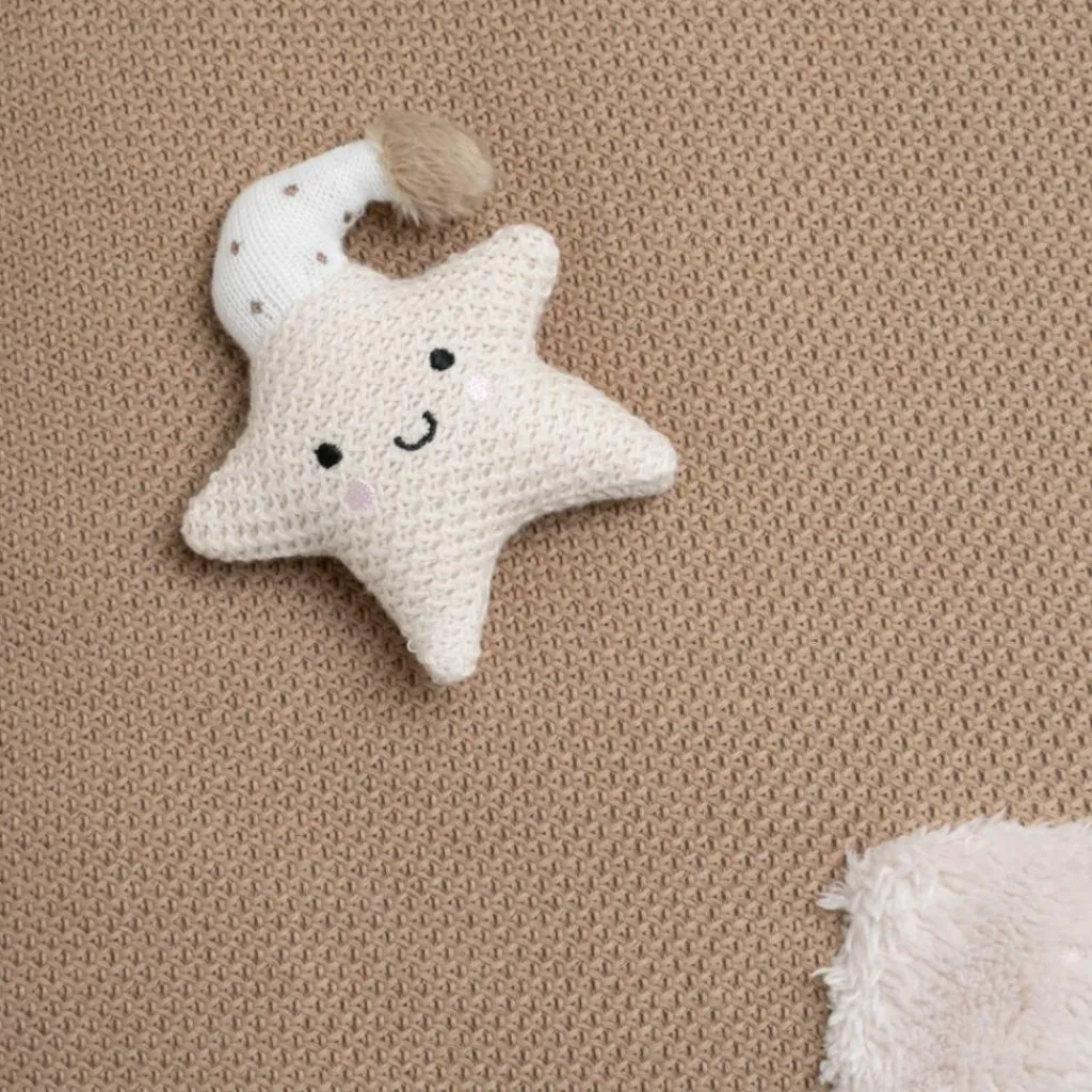 Tapis de jeu Heaven Clay-Warm Linen (75 x 95 cm) Tapis D'Éveil