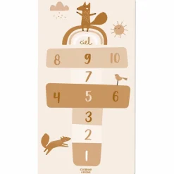 Clearance Tapis de jeu Marelle Edgar le renard Tapis De Jeu