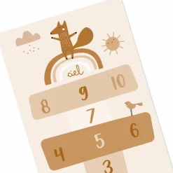 Clearance Tapis de jeu Marelle Edgar le renard Tapis De Jeu