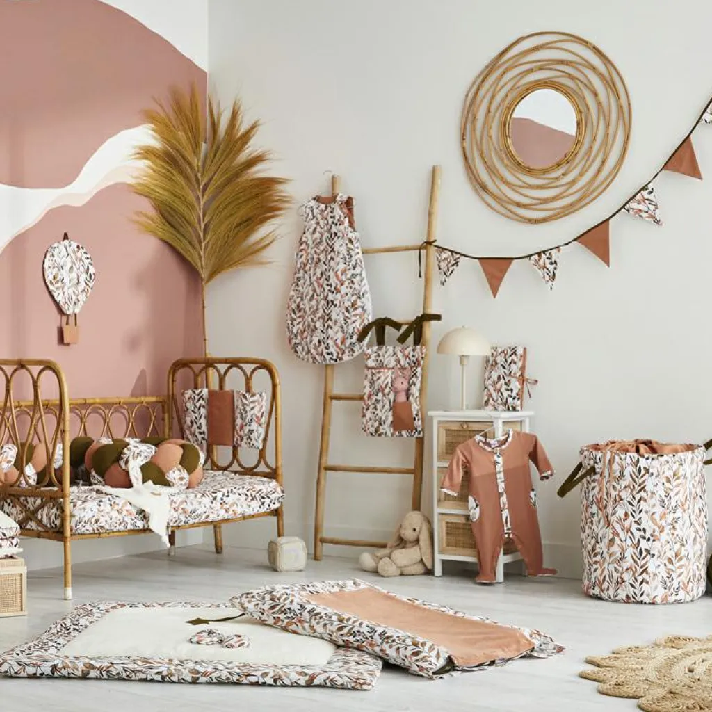 Sale Tapis de jeu réversible Caramel forest (100 x 100 cm) Tapis De Jeu