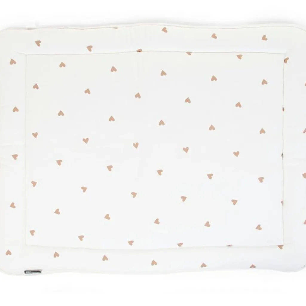 Hot Tapis de parc Jersey coeurs dorés (75 x 95 cm) Tapis De Jeu