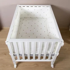 Hot Tapis de parc Jersey coeurs dorés (75 x 95 cm) Tapis De Jeu