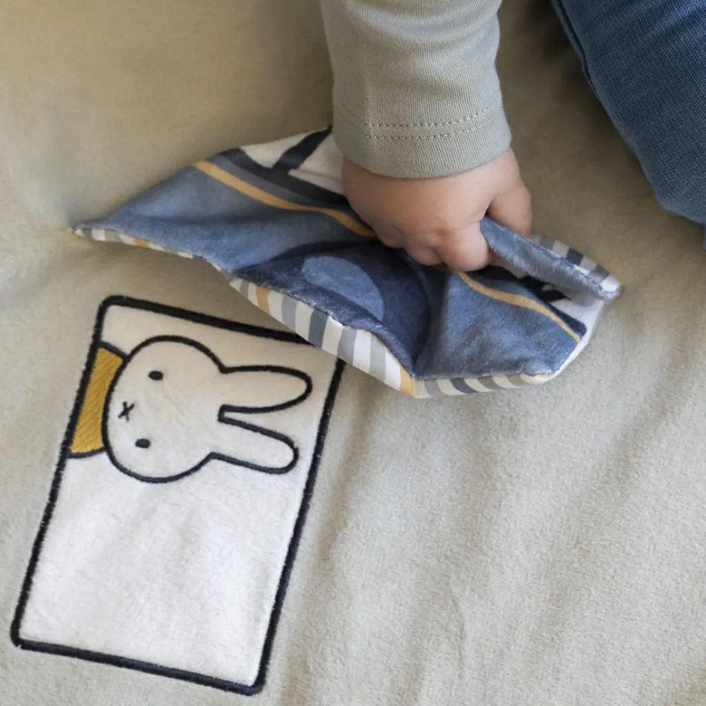 Tapis de parc Miffy fluffy bleu (80 x 100 cm) Tapis De Jeu