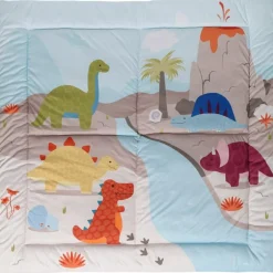 Discount Tapis de parc réversible Les Amis Dinos Tapis De Jeu