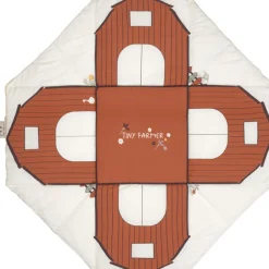 Outlet Tapis d´éveil 2 en 1 en coton bio Tiny Farmer (120 x 120 cm) Tapis D'Éveil