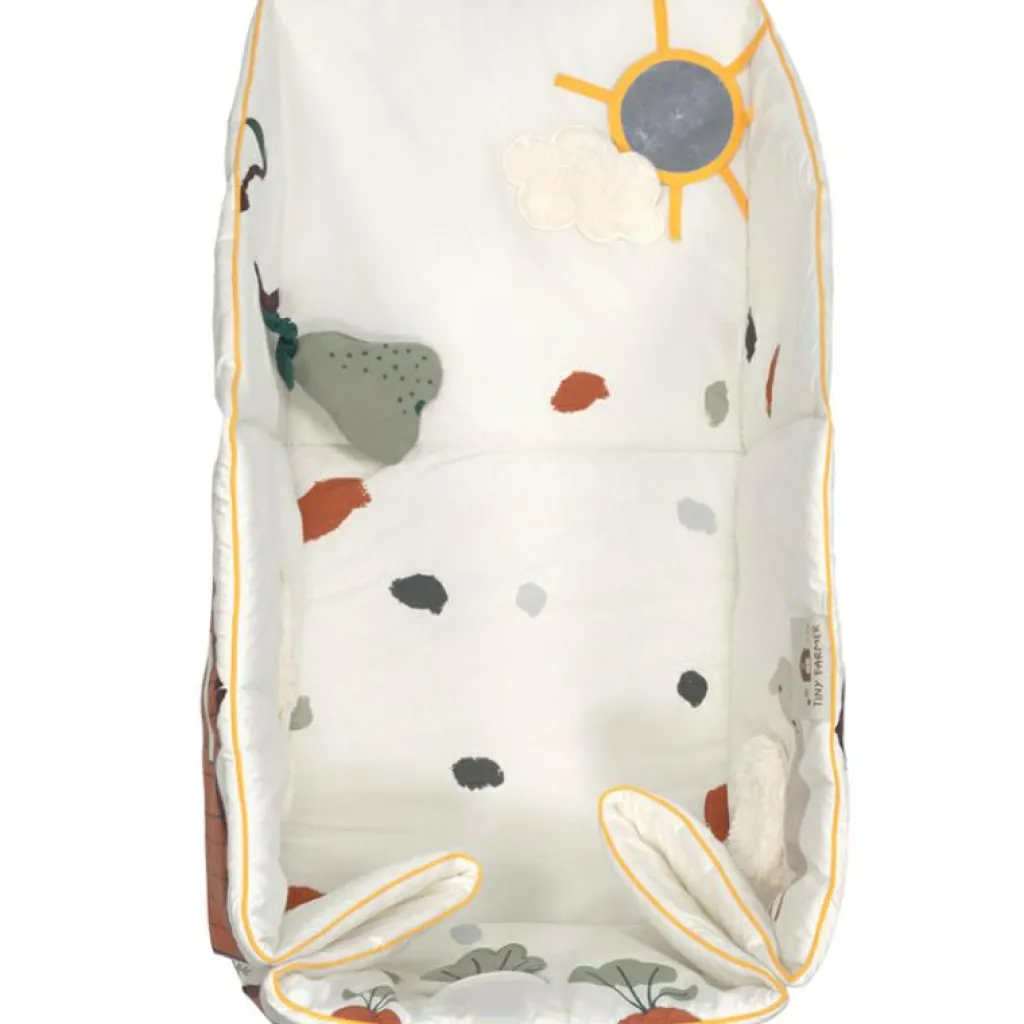 Outlet Tapis d´éveil 2 en 1 en coton bio Tiny Farmer (120 x 120 cm) Tapis D'Éveil