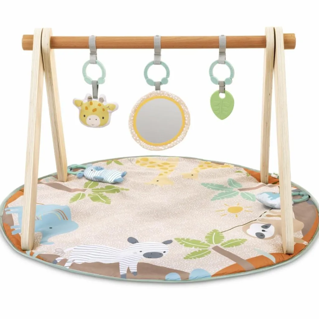 New Tapis d'éveil avec arche en bois Tanner Tapis D'Éveil