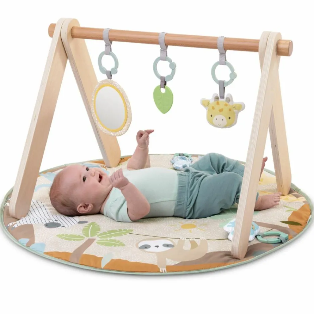 New Tapis d'éveil avec arche en bois Tanner Tapis D'Éveil