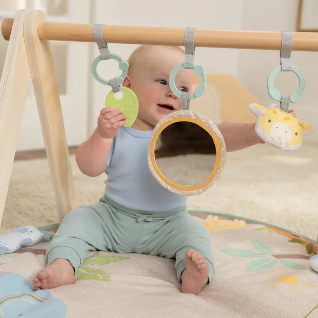 New Tapis d'éveil avec arche en bois Tanner Tapis D'Éveil