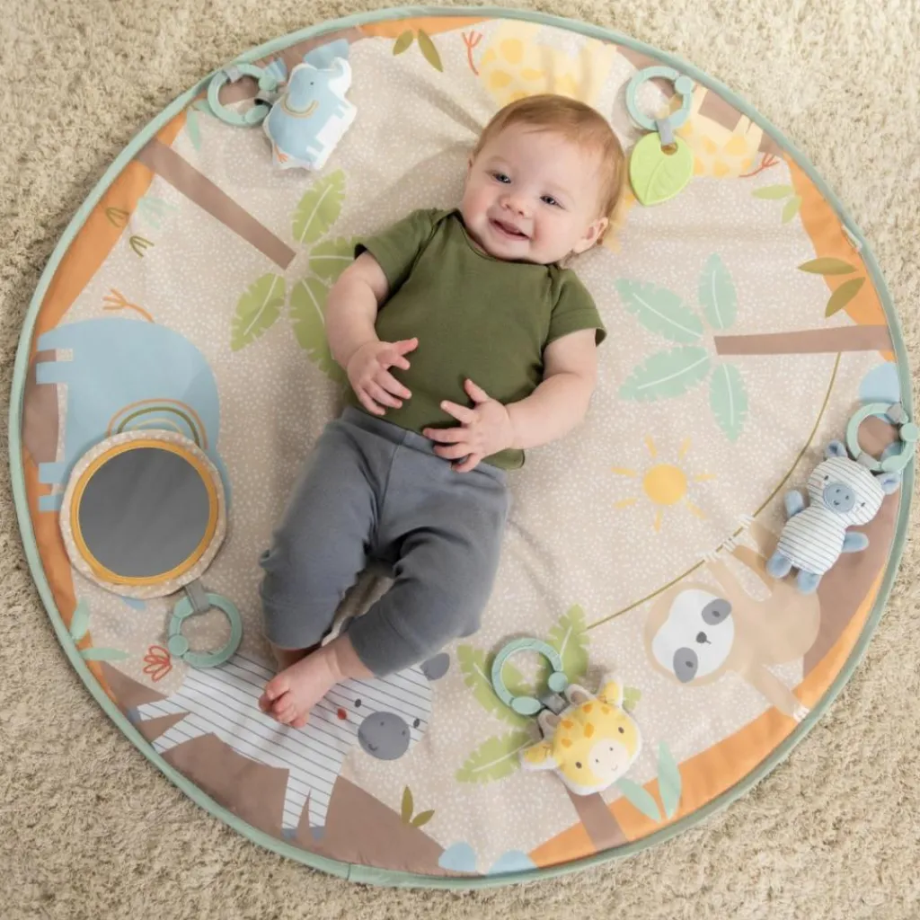 New Tapis d'éveil avec arche en bois Tanner Tapis D'Éveil