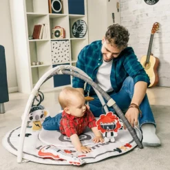 Sale Tapis d'éveil Gymini Tiny Rockers (90 x 90 cm) Tapis D'Éveil