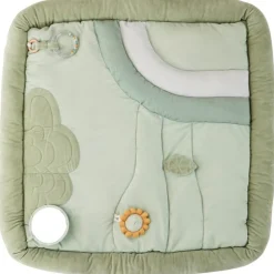 Online Tapis d'éveil ouatiné soft boa avec arche de jeux vert Tapis D'Éveil
