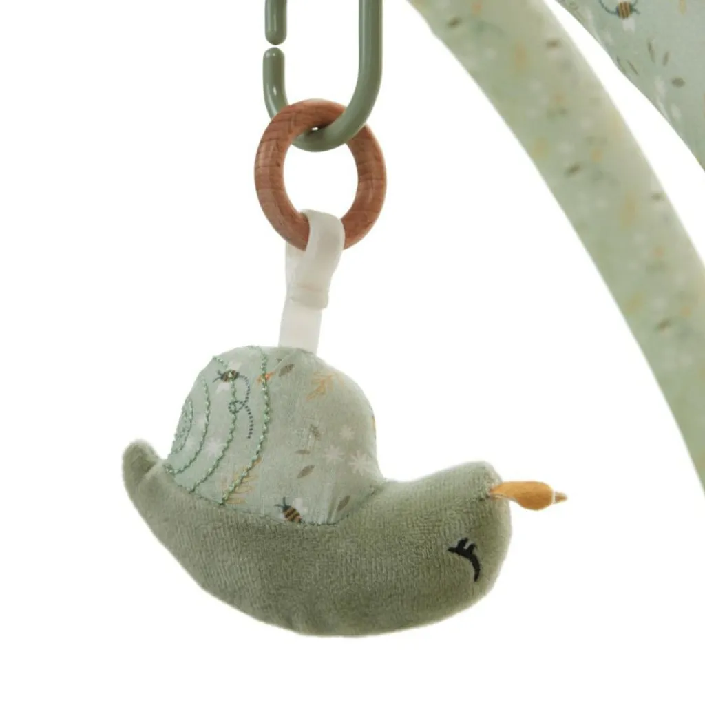 Online Tapis d'éveil ouatiné soft boa avec arche de jeux vert Tapis D'Éveil