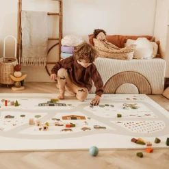 Clearance Tapis puzzle 3 en 1 Tiloo Farm (120 x 180 cm) Tapis De Jeu