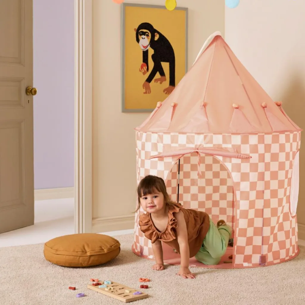 Online Tente de jeu Abricot à carreaux Tente De Jeu