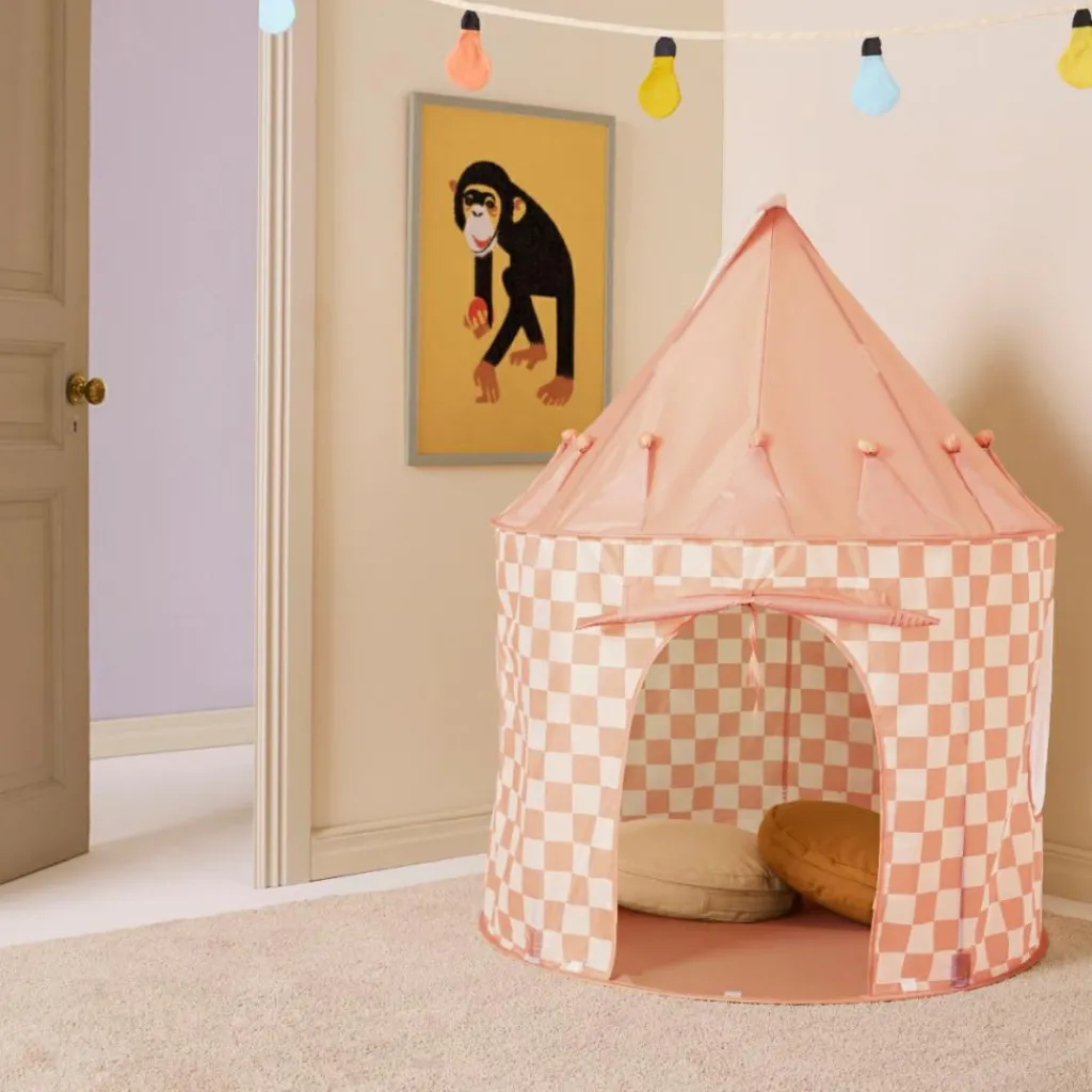 Online Tente de jeu Abricot à carreaux Tente De Jeu