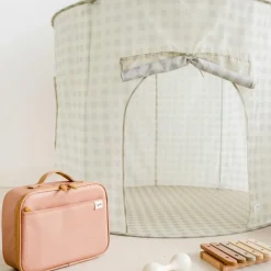 Outlet Tente de jeu en tissu recyclé Vichi Beige Tente De Jeu