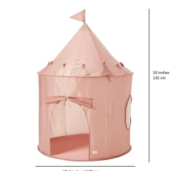 Hot Tente en tissu recyclé Uni rose Tente De Jeu