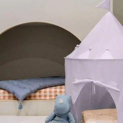 Outlet Tente en tissu recyclé Uni mauve Tente De Jeu