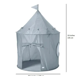 Sale Tente en tissu recyclé Uni bleue Tente De Jeu