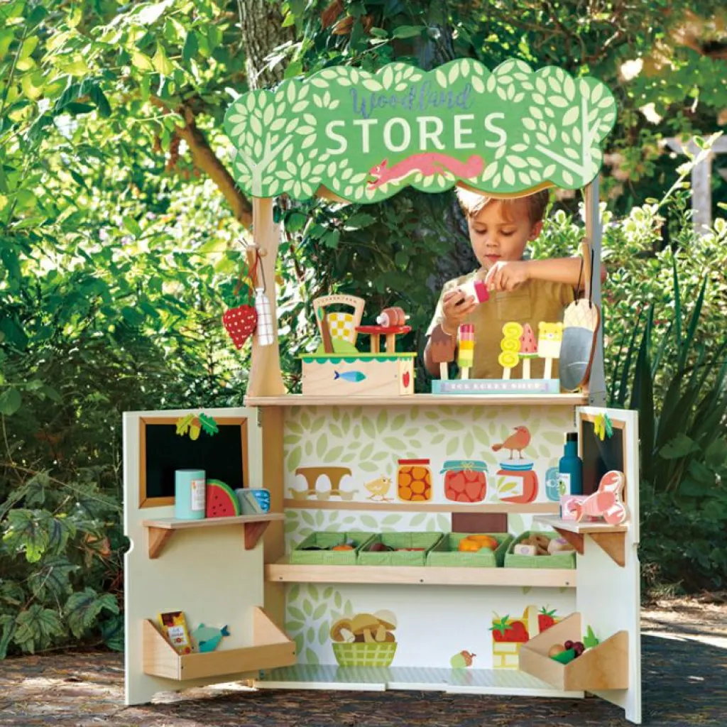 Théâtre en bois Woodland Marionnettes Et Théâtre