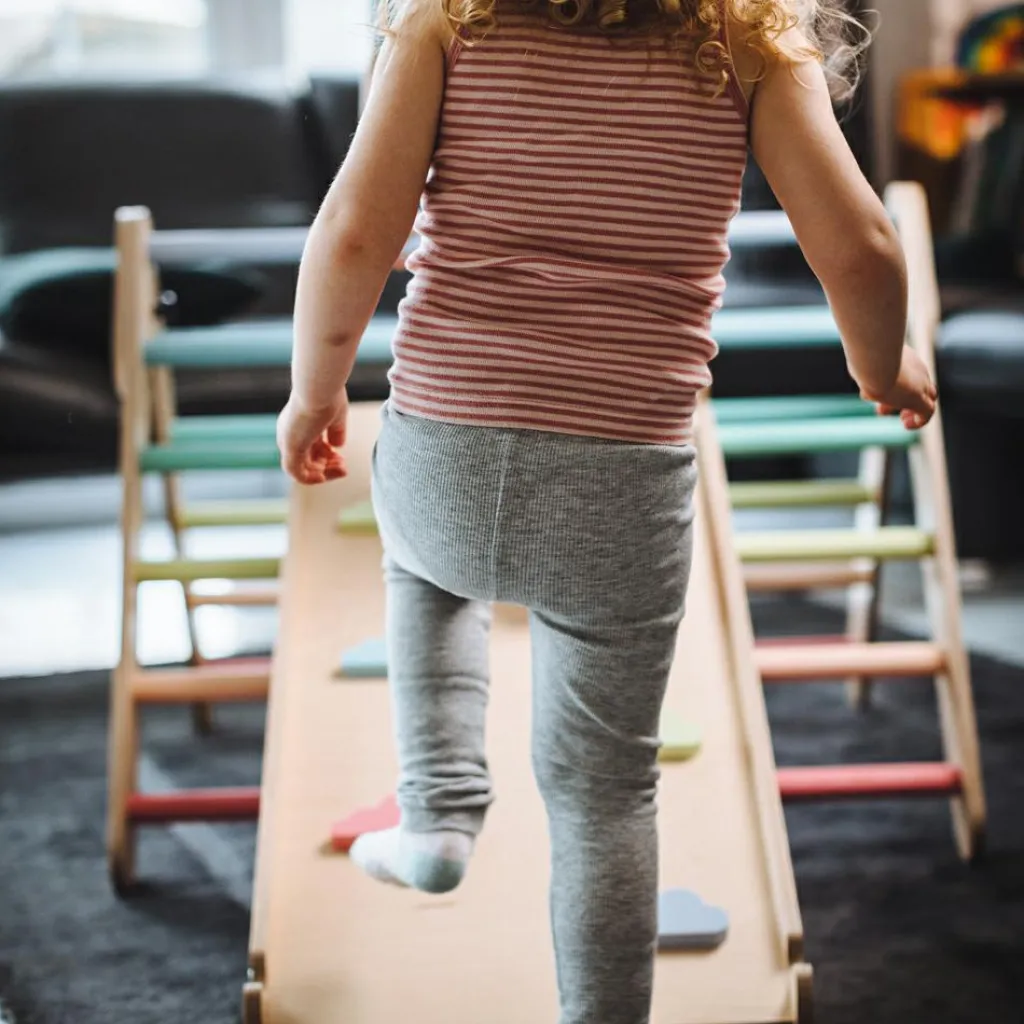 Clearance Toboggan et mur d'escalade 2 en 1 Pickler multicolore pastel Parcours De Motricité