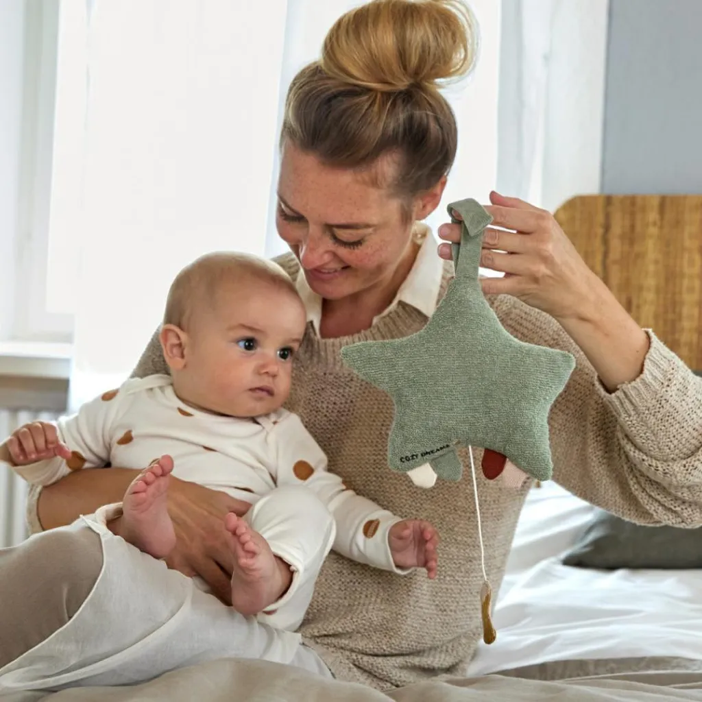 Best Étoile musicale Little Universe tricotée verte Peluche Musicale