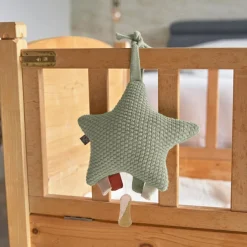 Best Étoile musicale Little Universe tricotée verte Peluche Musicale