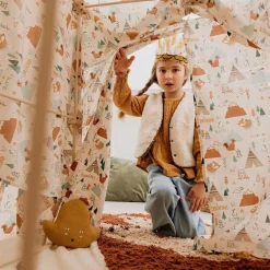 New Toiles pour cabane Pack Grizzly Renards et tipis Cabane Intérieur