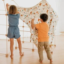 New Toiles pour cabane Pack Grizzly Renards et tipis Cabane Intérieur